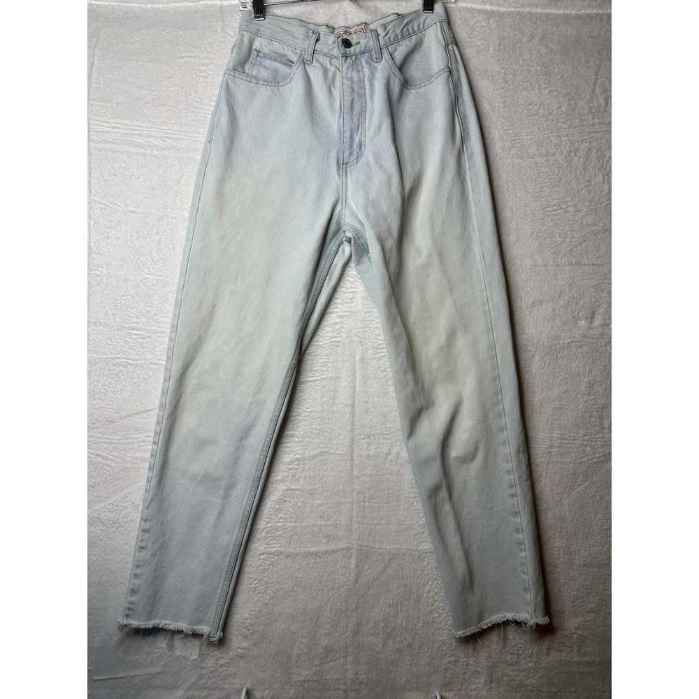 Guess Jeans Vintage High Rise Size 30 Light Wash Made in USA Women's